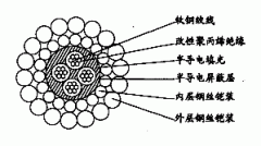 W4BP-8.00mm芯改性聚丙烯絕緣雙鋼絲鎧裝承荷探測(cè)電纜